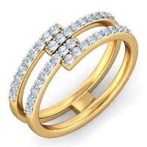 Contemporary diamond ring LR 004