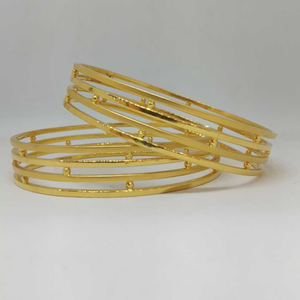 22 KT GOLD COPPER SIMPLE DESIGNED BAMGLE