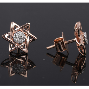 18kt designer diamond Stud earrings