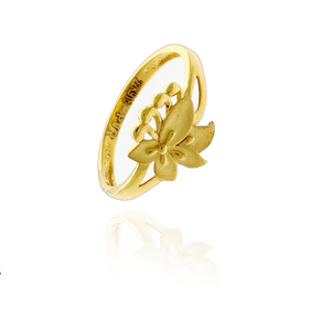 the Gold butterfly ring