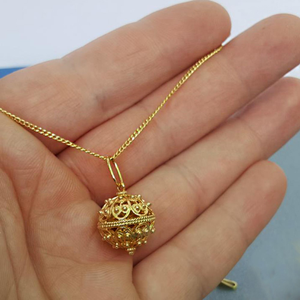 18 Kt Real Solid Yellow Gold Dubrovnik Filigr