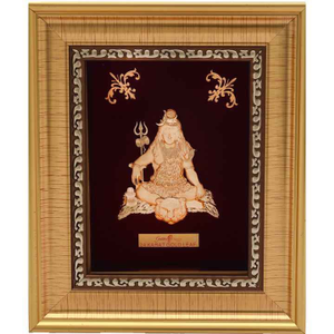 Shiva Frame In 24K Gold Foil MGA - AGE0323