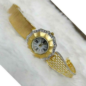 18k Ladies Fancy Stone Watch G-2205