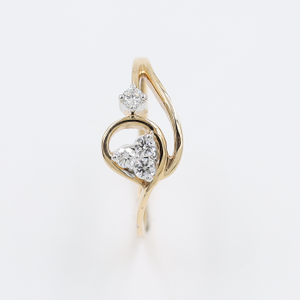 14kt Fancy Rose Gold Natural Diamond Ring