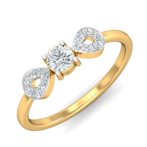 18K Gold Fancy Ring For Women