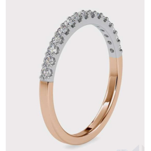 10.72 gms male and female ring with 0.4 ct. d