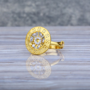 22 carat gold diamond classical ladies rings 