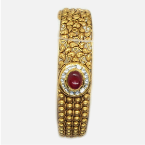 22KT Gold Antique Wedding Kada Bangle RHJ-498