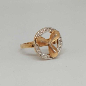 22 kt  Rose Gold Ladies Branded Ring