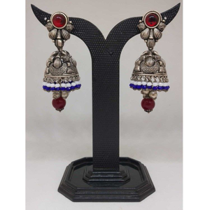 92.5 STERLING SILVER OXIDES EARRING