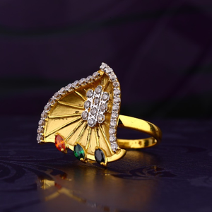 22K Gold Elegant Ring For Women