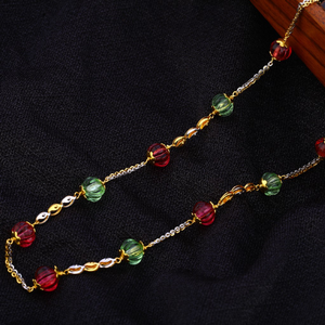 22KT Gold Ladies Delicate Antique Chain Mala 