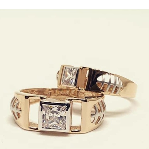 18kt Rose Gold Couple Ring RH-cPR 006