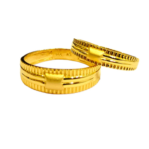 22KT Couple Palin Design Rings
