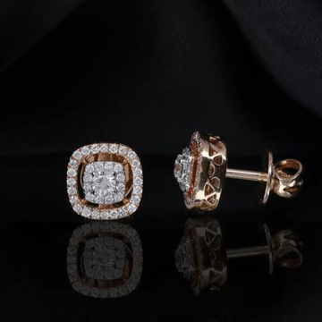 20 carat rose gold modern ladies earrings rh-le939