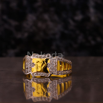 916 Gold Men's Designer God Ring MGR197