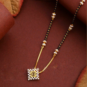 22KT/ 916 Gold Fancy square pendant casual wear ma... by 