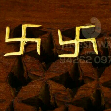 Fancy Gold Swastik Casting Tops CTG -0262