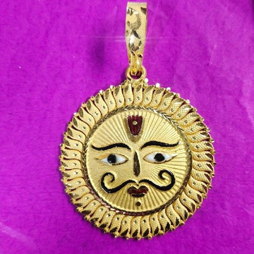 916 Gold Suryanarayan Fancy Pendant by Saurabh Aricutting