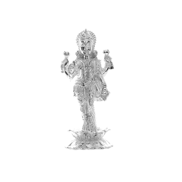 Special Standing Silver Laxmi Devi Idol