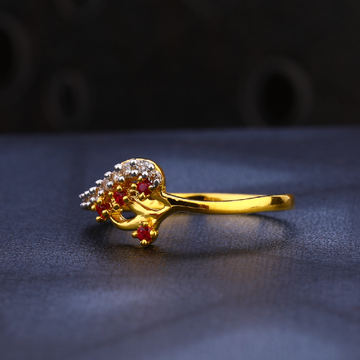 916 Gold Cz Women's Gorgeous  Hallmark Ring LR1577