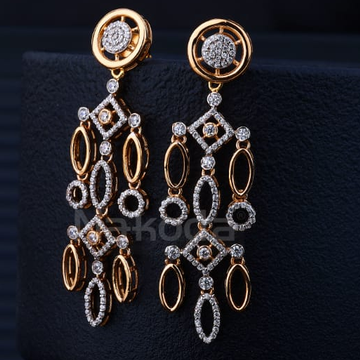 750 Rose Gold Fancy Jummar Earring RE322
