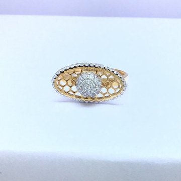 designing fancy ladies rose gold ring by 