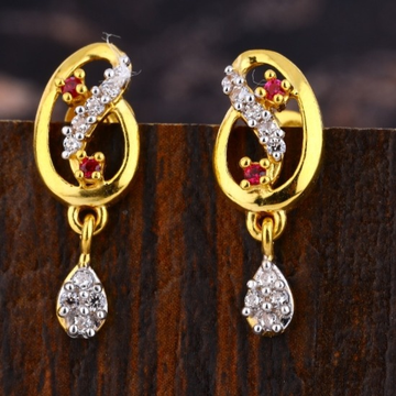 22 carat gold ladies earrings RH-LE470