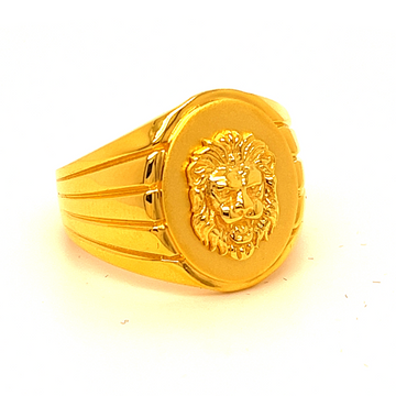 Paper Light Lion Gents Ring by 
