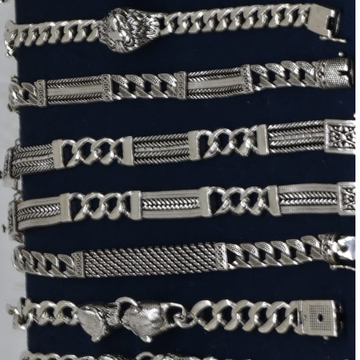 Trendy Silver Hallmark Bracelet  by P.P. Jewellers