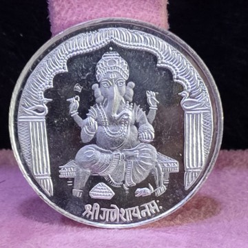 999 Silver Twenty Gram Ganpati Silver coin
