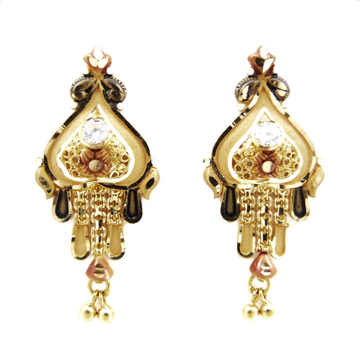 22K Gold Fancy Earring by 