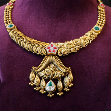 22kt antique necklace by V.S. Zaveri