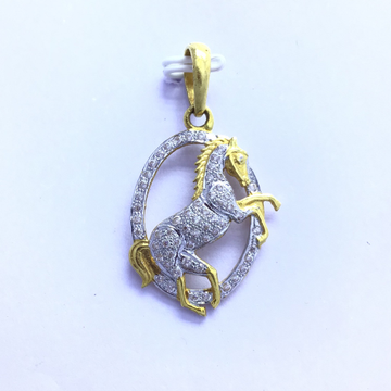 DESIGNING FANCY HORSE GOLD PENDANT by 