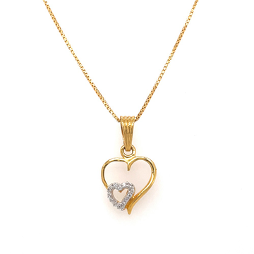 Heart - in - heart pendant