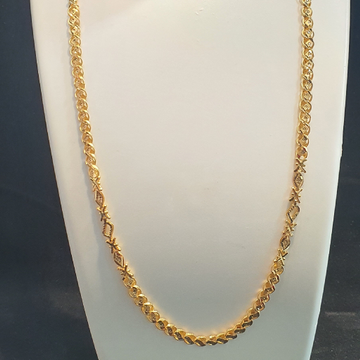 91.6 Gold Ox Handmade Gents Chain by 