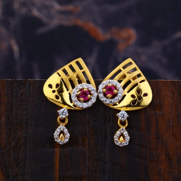 22 carat gold ladies earrings RH-LE973
