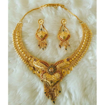 Gold necklace set butii by 