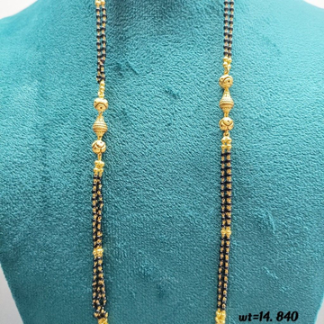 22crt Gold Antique Mangalsutra by Suvidhi Ornaments