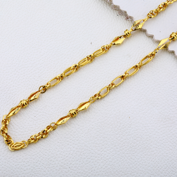22KT Gold Mens Classic Choco Chain MCH232