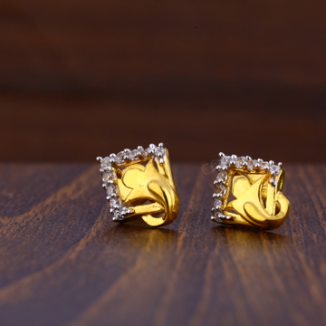 916 Gold Hallmark Fancy Ladies Tops Earrings LTE21...