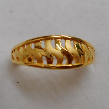 22 kt gold casting fancy ring by Aaj Gold Palace