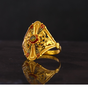 22KT Gold Hallmark Ladies Ring by Jewels Zone