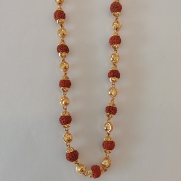 916 gold one by one rudraksh kanthi mala by 