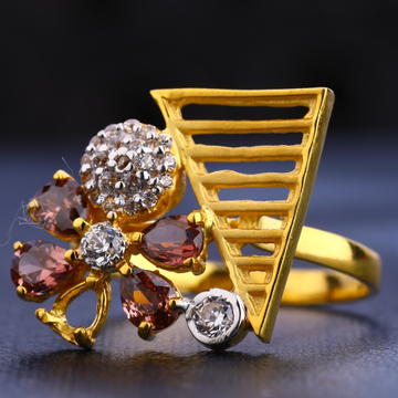 22CT Gold Designer Ladies Ring LR622