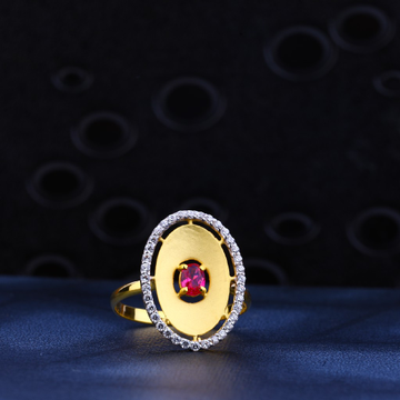 22kt Gold color Gemstone Ring LR14