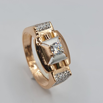 18 kt rose gold Unique ring by Sangam Jewellers
