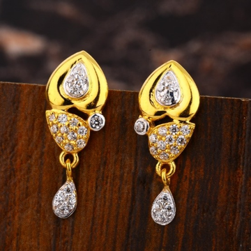22 carat gold traditional ladies earrings RH-LE620