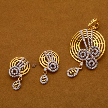 Ladies pendant set 916 cz by 