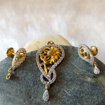 Diamond Pendant Set by 